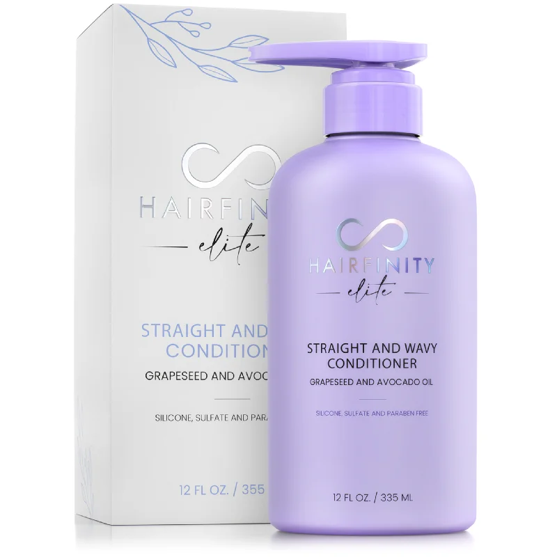 how to keep hair healthy in dry, cold climates -HAIRFINITY Elite Straight and Wavy Conditioner