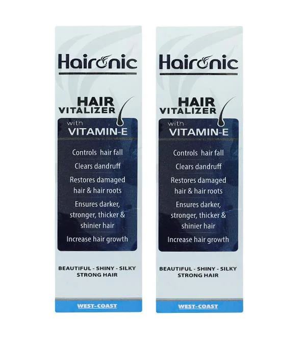 nourishing treatments for hair health and shine -Haironic Hair Vitalizer with Vitamin-E Oil (100ML)(PACK OF 2)