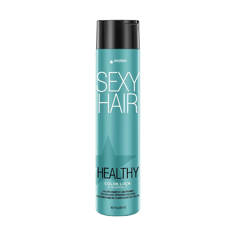 nourishing oils for curly hair hydration -Sexy Hair Healthy SexyHair Color Lock Conditioner