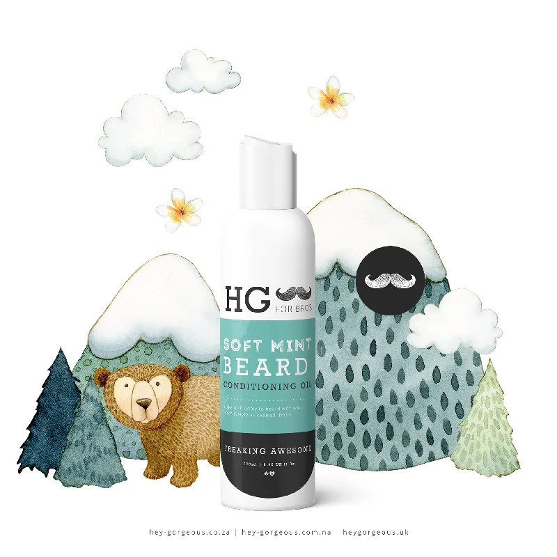 HG For Bros Soft Mint Beard Conditioning Oil