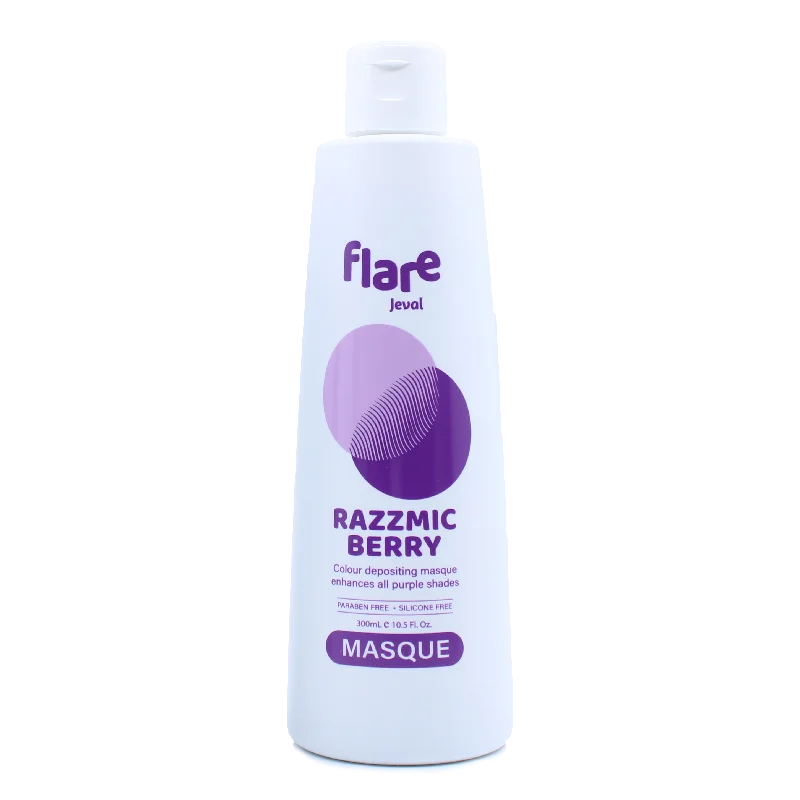 best oils for improving hair elasticity and strength -Jeval Flare Razzmic Berry Masque 300ml