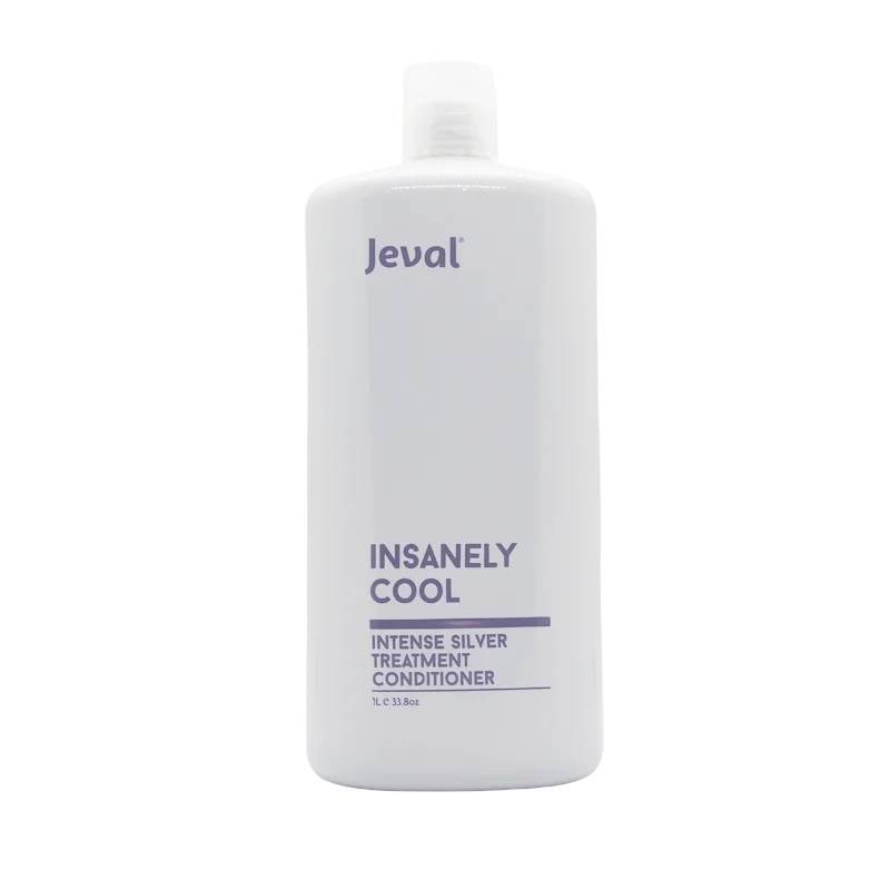 how to prevent greasy hair with natural remedies -Jeval Insanely Cool Intense Silver Treatment Conditioner 1 litre