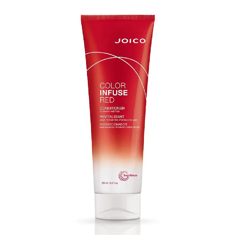 nourishing oils for curly hair hydration -Joico Color Infuse Red Conditioner 250ml