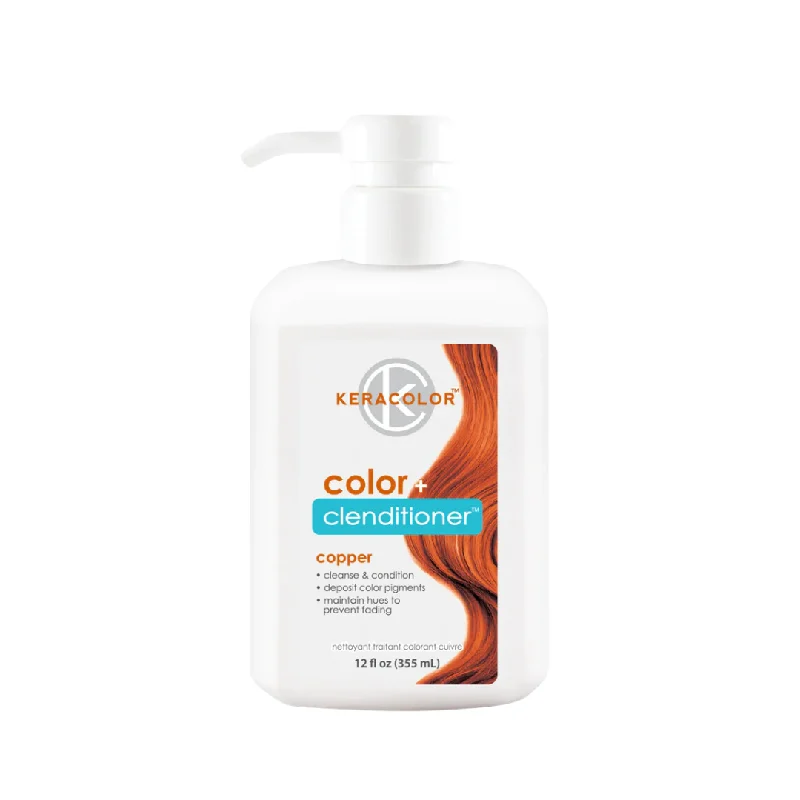 how to keep hair hydrated without leaving it greasy -Keracolor Color Clenditioner Colour Copper 355ml