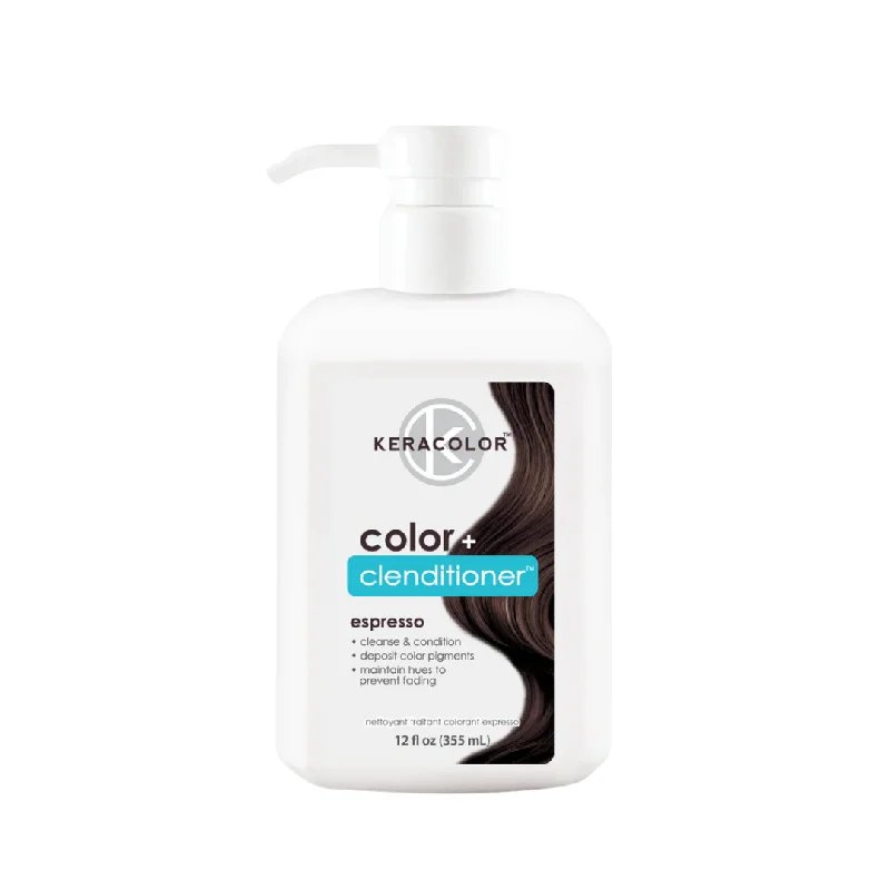 best hair care routine for preventing dry scalp -Keracolor Color Clenditioner Colour Espresso 355ml