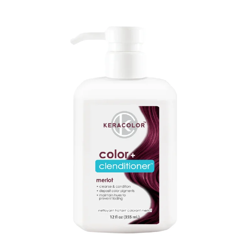 how to prevent hair breakage during sleep -Keracolor Color Clenditioner Colour Merlot 355ml