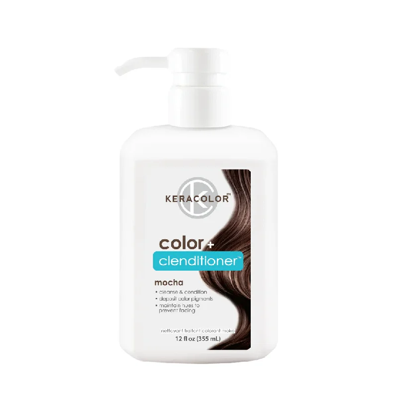 tips for controlling scalp oil without shampooing -Keracolor Color Clenditioner Colour Mocha 355ml