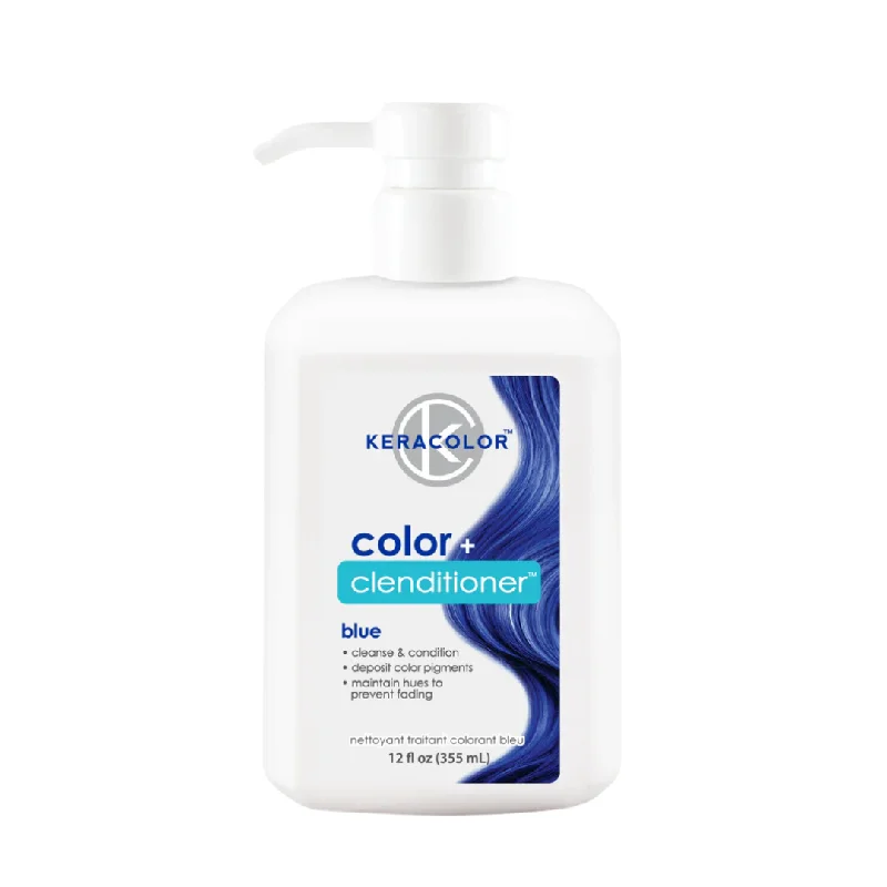 best products for hair loss prevention in women -Keracolor Color Clenditioner Colour Blue 355ml