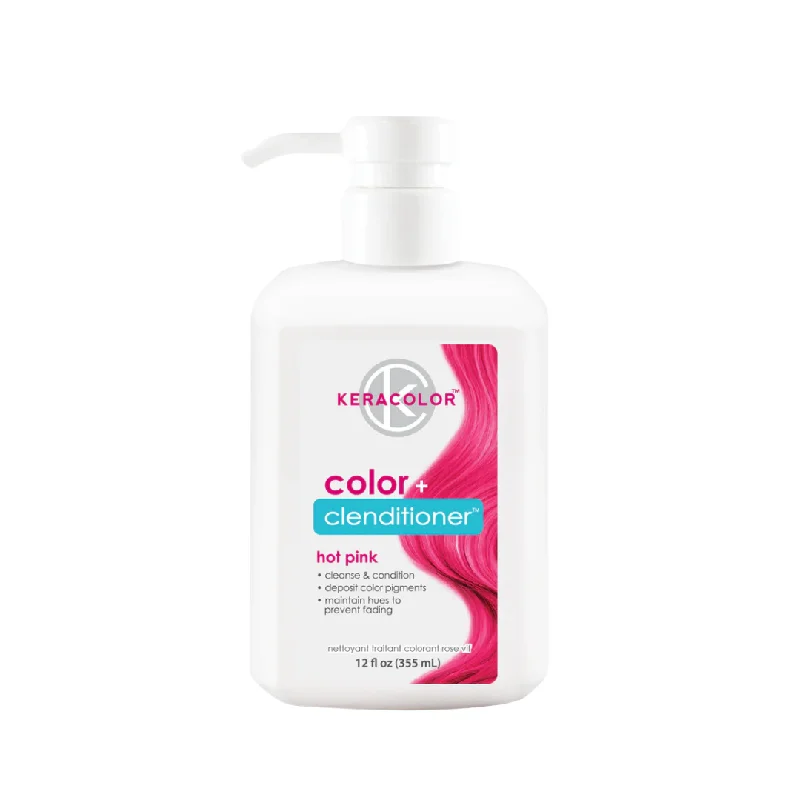 best products for treating dry, cracked scalp skin -Keracolor Color Clenditioner Colour Hot Pink 355ml