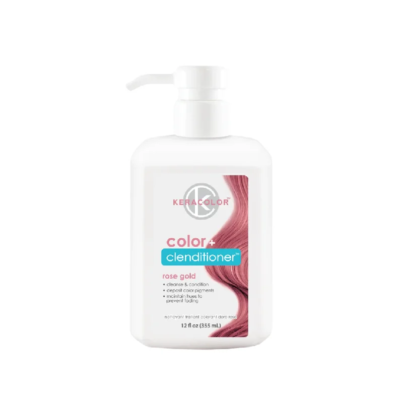 tips for controlling oily scalp without shampoo -Keracolor Color Clenditioner Colour Rose Gold 355ml