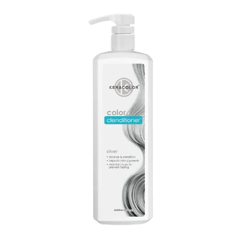 best treatments for dry ends and damaged hair cuticles -Keracolor Color Clenditioner Colour Silver 1 Litre