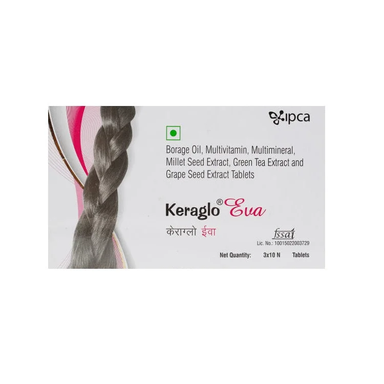 best hair care routine for getting rid of static hair -Keraglo Eva Tablet STRIP (30 TAB)