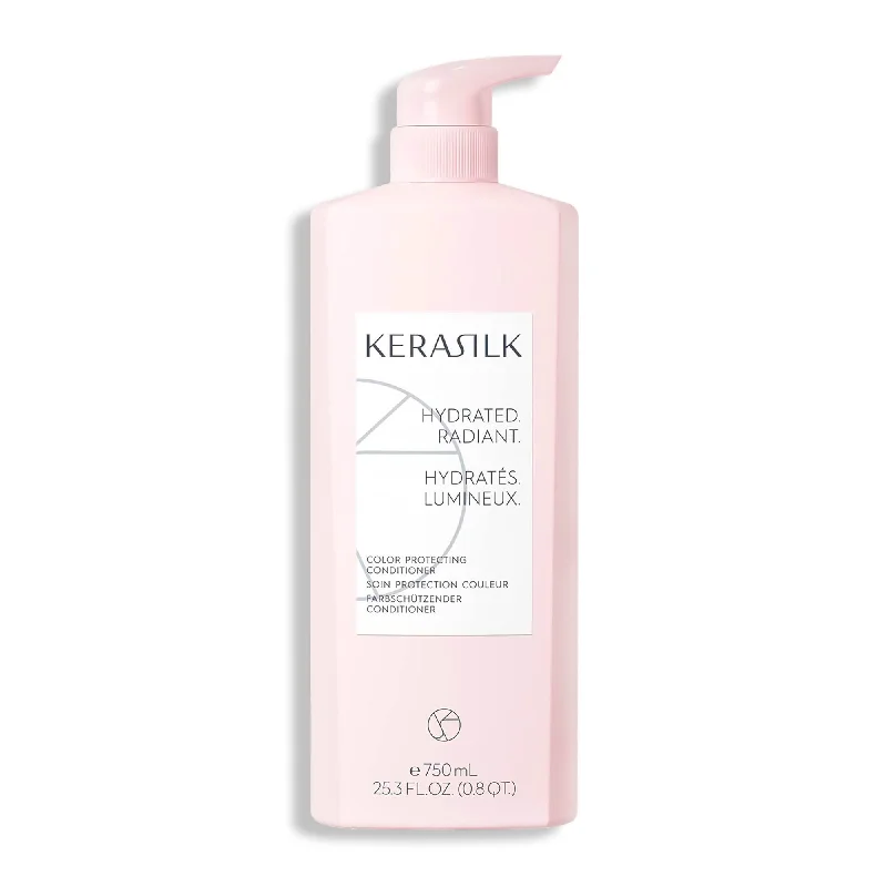 how to restore shine to damaged color-treated hair -Kerasilk Color Protecting Conditioner - 25oz