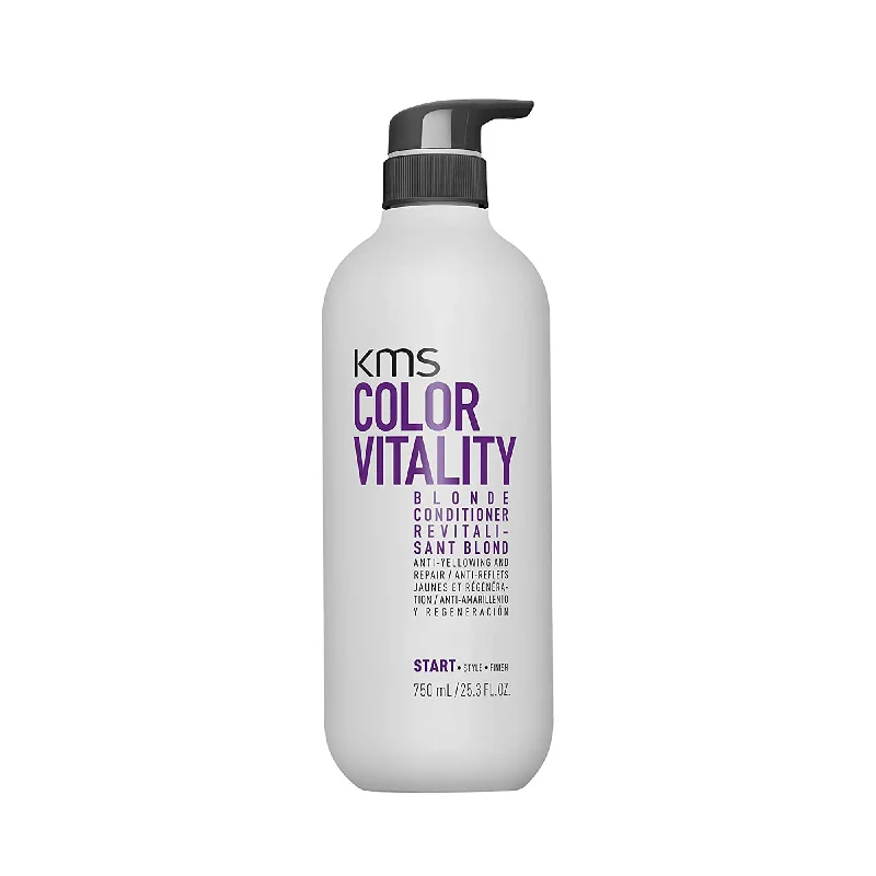 best hair treatments for weak and brittle strands -KMS ColorVitality Blonde Conditioner - 25oz