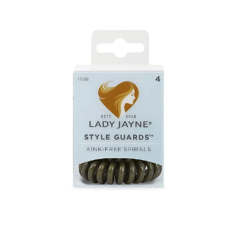 nourishing conditioners for smooth, healthy hair -Lady Jayne Style Guards Kink Free Spirals Green 4pk