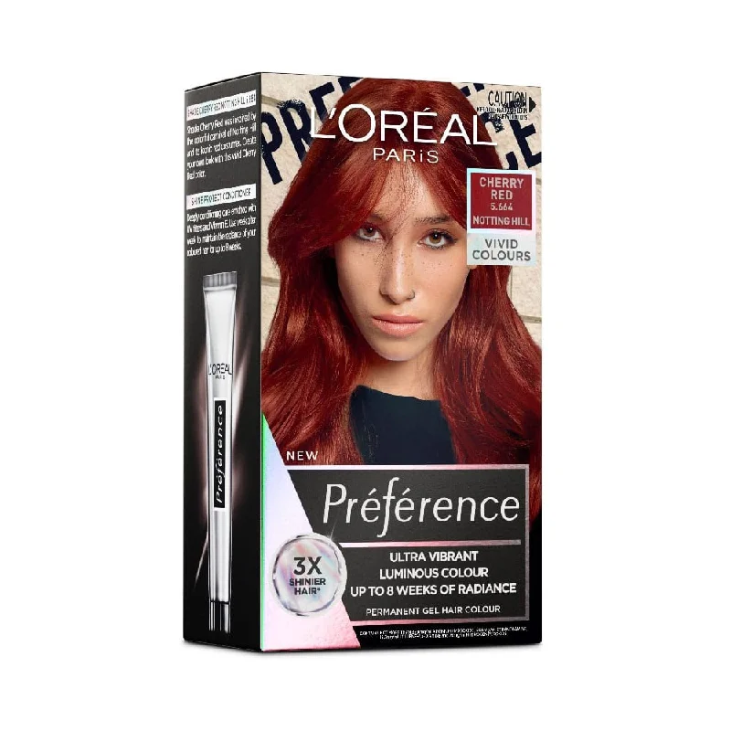 nourishing oils for controlling scalp itchiness -L'Oreal Preference Hair Colour 5.664 Cherry Red