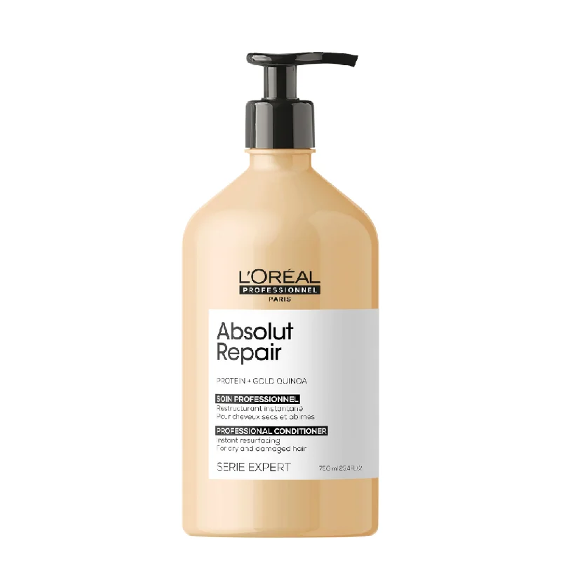 best oils for improving hair elasticity and strength -L'oreal Professionnel Absolut Repair Conditioner 750ml