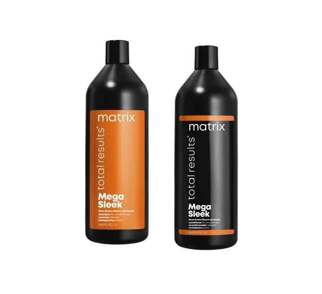 Matrix Total Results Mega Sleek 1 Litre Shampoo and Conditioner Bundle