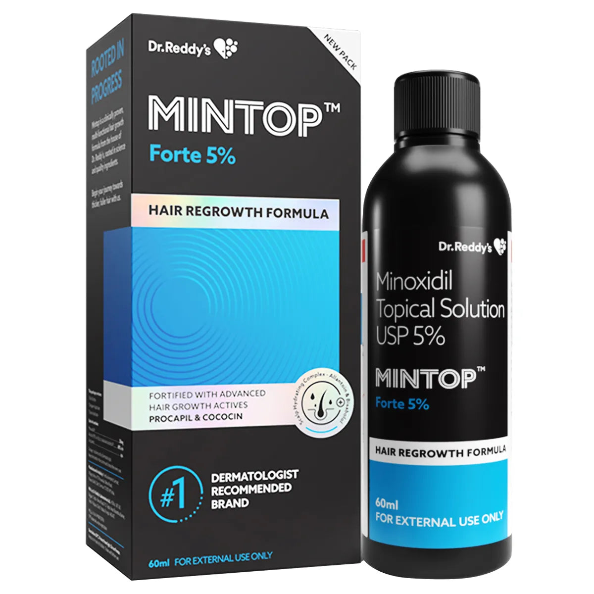 best treatments for dry scalp and hair growth -Mintop Forte 5% Hair Solution 60ml