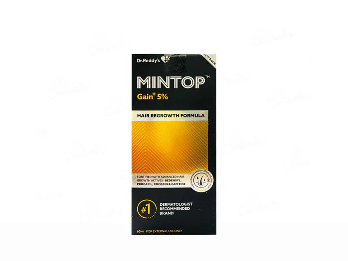 how to treat hair thinning from poor diet -Mintop Gain+ plus 5% Hair Restore Formula, 60ml