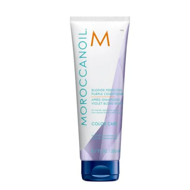 tips for making hair thicker and fuller naturally -Moroccanoil Blonde Perfecting Conditioner 200ml