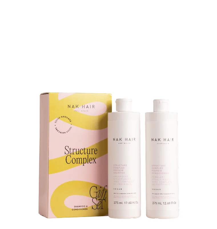 Nak Structure Complex Shampoo and Conditioner 375ml Duo Pack