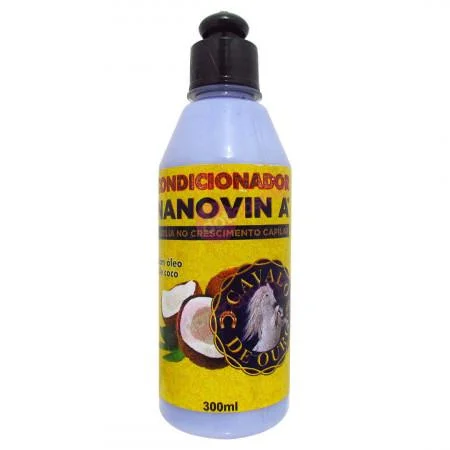 tips for repairing over-processed hair with oils -Brazilian Nanovin A Hair Growth Conditioner Golden Horse 300ml - Nanovin