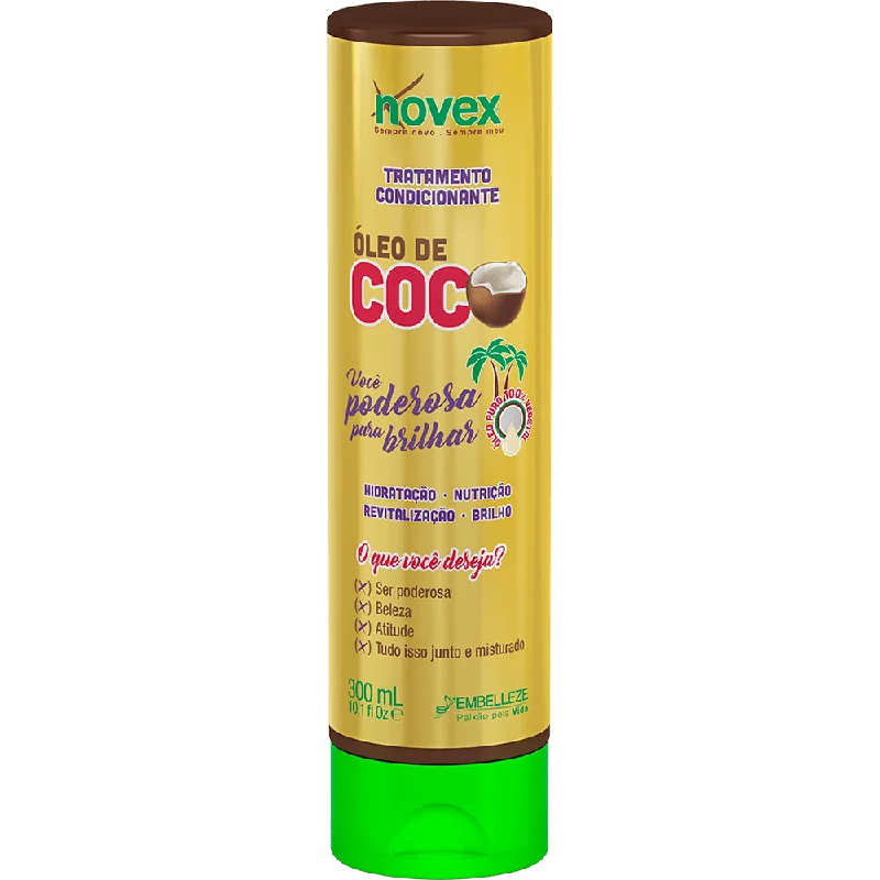 nourishing treatments for hair health and shine -Novex Conditioner Coconut Oil 300ml