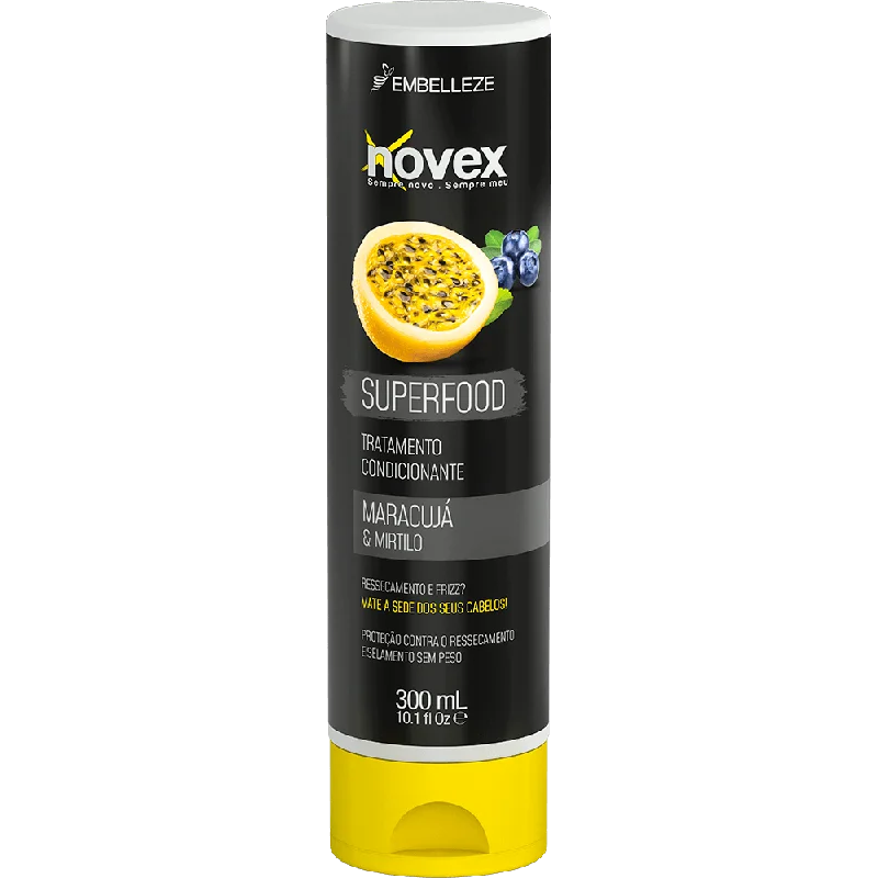 hair care for sensitive scalp without irritation -Novex Conditioner Surfood Passion Fruit & Blueberry 300ml