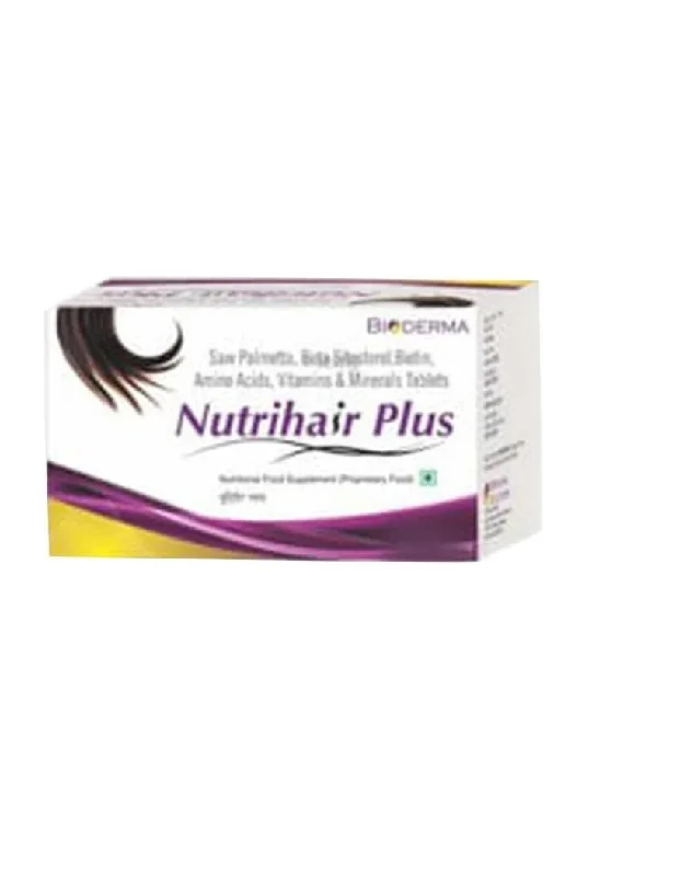 best oils for improving hair elasticity and strength -Nutrihair Plus Tablet 10'S