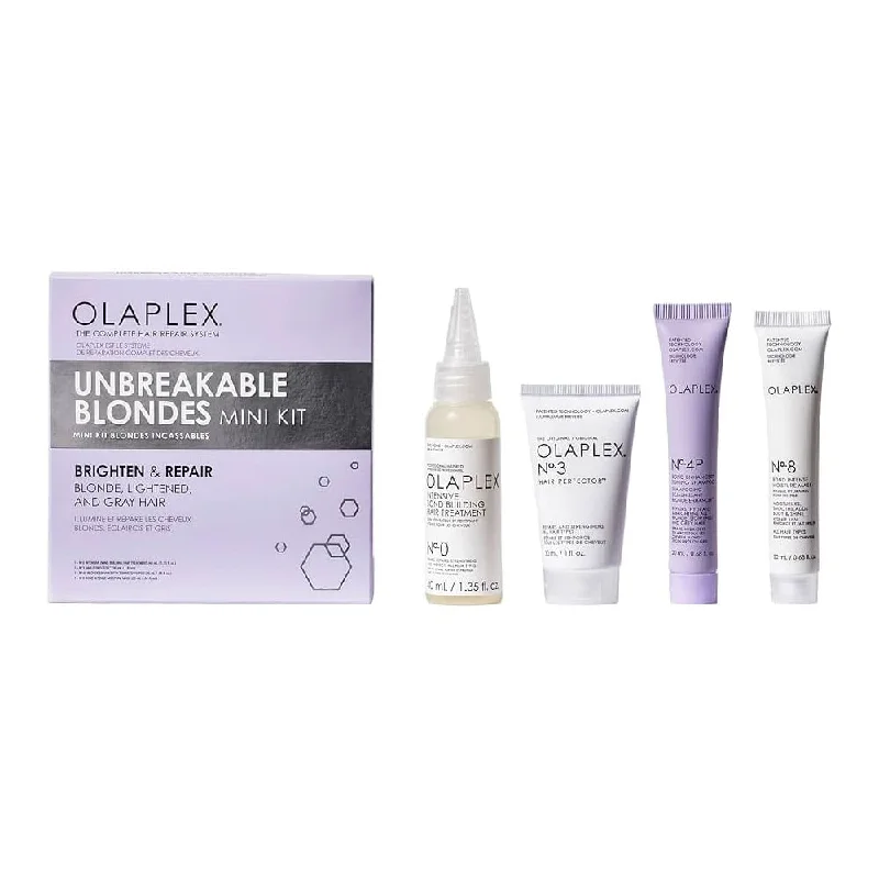 effective hair care for managing scalp sensitivity -Olaplex Unbreakable Blondes Mini Kit