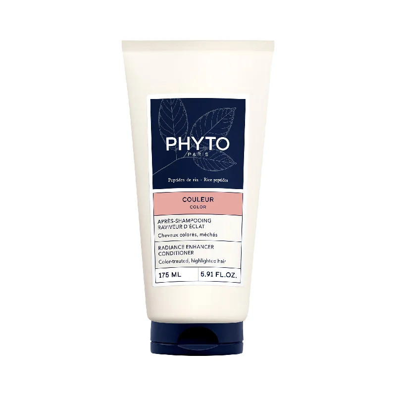 how to fix dry, damaged hair with natural oils -Phyto Color Radiance Enhancer Conditioner