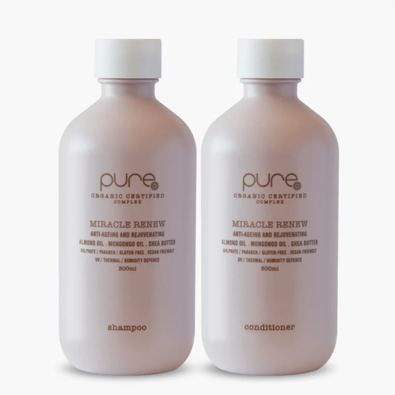 Pure Miracle Renew Shampoo and Conditioner 300ml Bundle