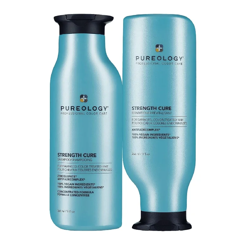 Pureology Strength Cure Shampoo and Conditioner 266ml Bundle