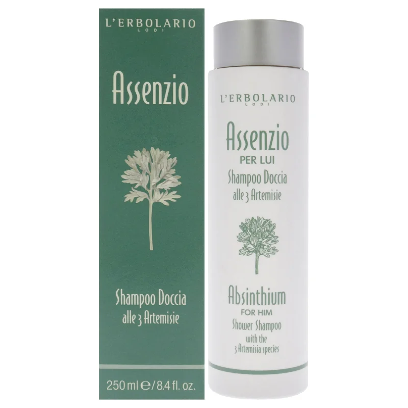 LErbolario Shower Shampoo - Absinthium by LErbolario for Men - 8.4 oz Shampoo