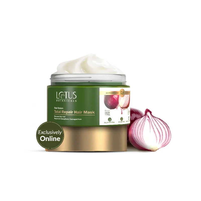 tips for controlling scalp oil without shampooing -Red Onion Total Repair Hair Mask