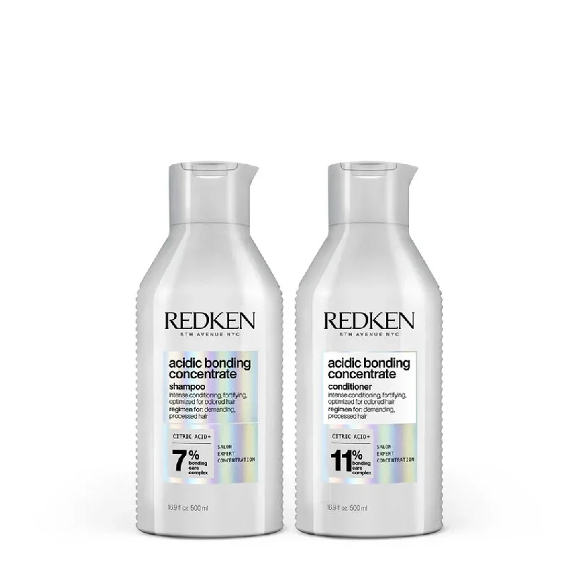 Redken Acidic Bonding Concentrate Shampoo and Conditioner 500ml Bundle