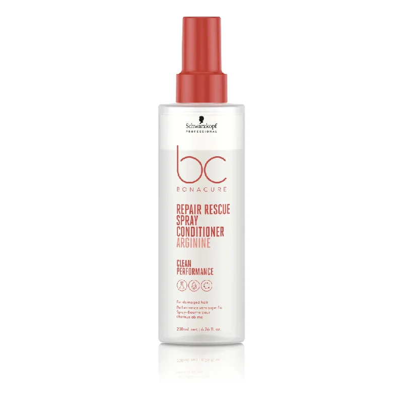 tips for growing thicker hair without chemicals -Schwarzkopf Professional BC Clean Performance Repair Rescue Spray Conditioner 200ml