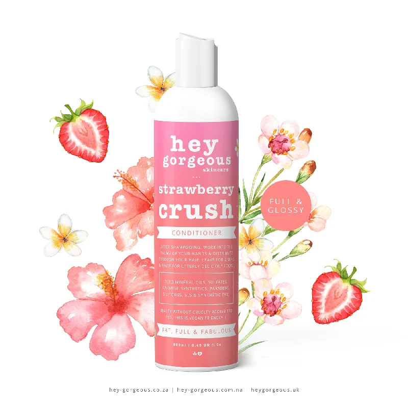 tips for repairing over-processed hair with oils -Strawberry Crush Conditioner