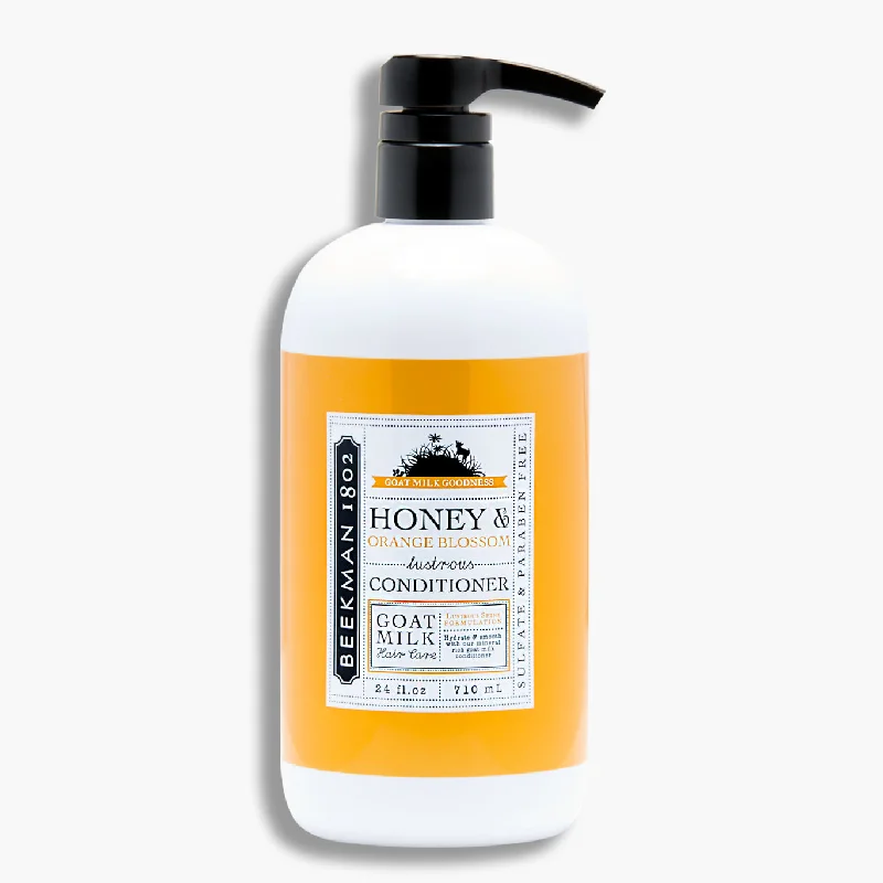 best products for making hair soft and shiny -Supersized Honey & Orange Blossom Conditioner