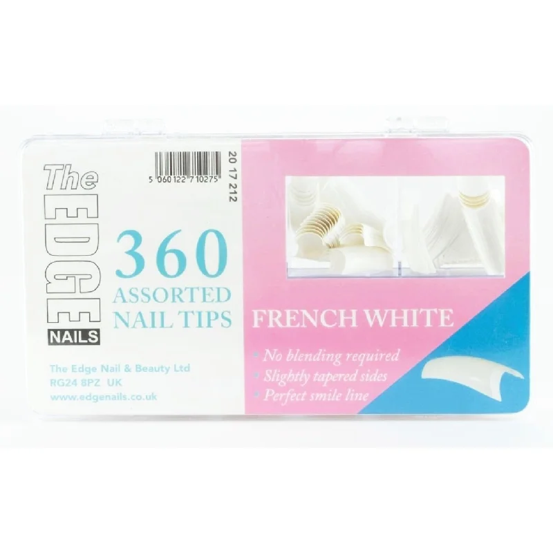 The Edge French White Tips 360 Asstd (Boxed)