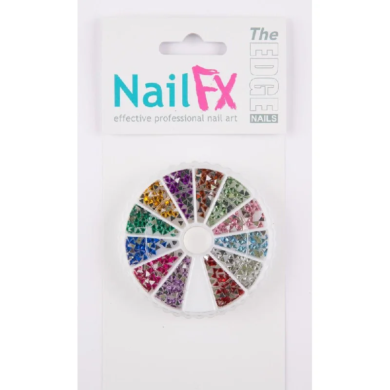 The Edge Nail Art Gems Triangle - Stone Wheel