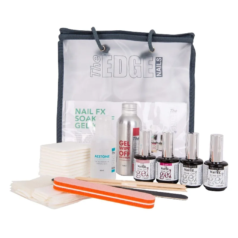 The Edge Nail Fx Coloured Soak Off Gel Kit