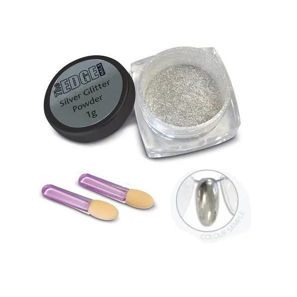 The Edge Silver Glitter Powder 1g