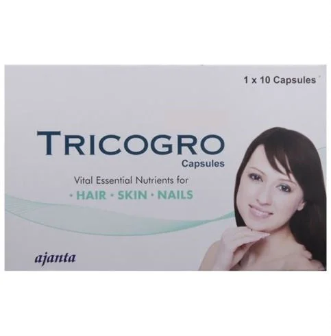 hair care tips for managing frizzy hair in humidity -TRICOGRO Hair growth Capsule (10 Capsule) (Pack of 2)