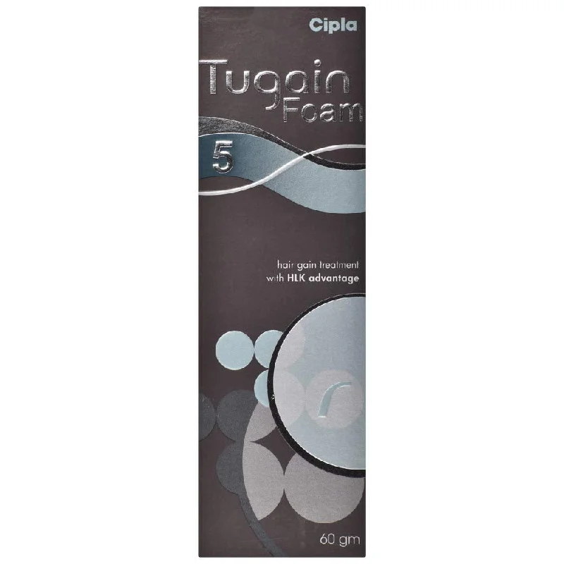 tips for reducing hair loss from over-styling -Tugain 5% Foam Package, 60gm