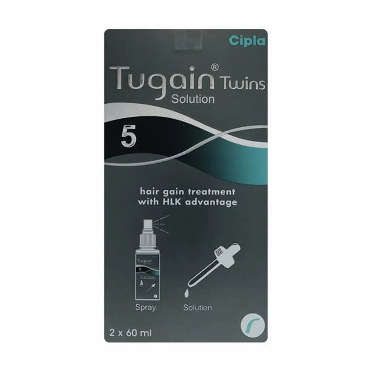 how to restore shine to damaged color-treated hair -Tugain Twins 5 Solution (60ml Each) (120ML)