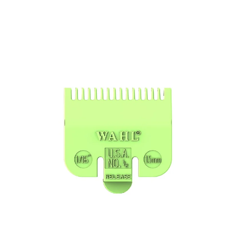 Wahl No.1/2 Attachment Comb 1.5mm (1/16") Cut Lime Green