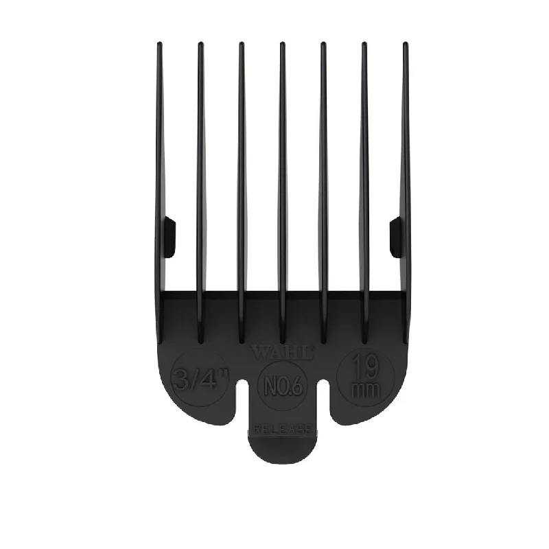 Wahl No.6 Attachment Comb 19mm (3/4") Cut Black