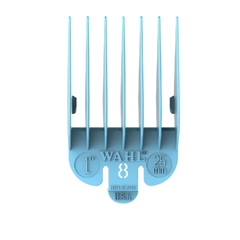 Wahl No.8 Attachment Comb 25mm (1") Cut Light Blue